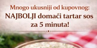 Mnogo ukusniji od kupovnog: NAJBOLJI domaći tartar sos za 5 minuta!