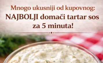 Mnogo ukusniji od kupovnog: NAJBOLJI domaći tartar sos za 5 minuta!