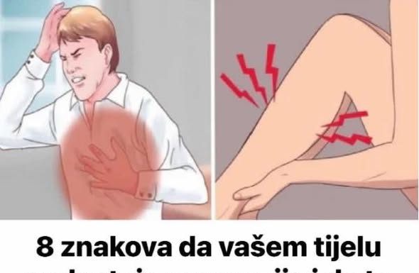 8 znakova da vašem tijelu nedostaje magnezija i da to UZROKUJE zdravstvene probleme