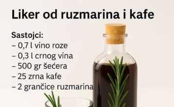 LIKER OD RUZMARINA I KAFE