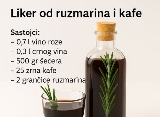 LIKER OD RUZMARINA I KAFE