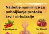 NAMIRNICE KOJE P0BOLJŠAVAJU CIRKULACIJU – Od OVE hrane krv “ključa” u tijelu
