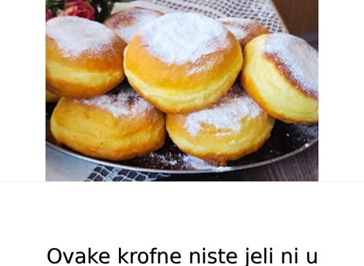 Ovake krofne niste jeli ni u najboljoj pekari: Caka zlata vredna, nekoliko kapi ovoga čuda čini