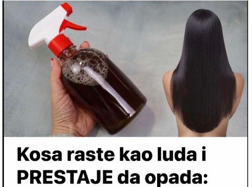 Kosa raste kao luda i PRESTAJE da opada: ŽIVA VODA za kosu, efekat će vas oduševiti!