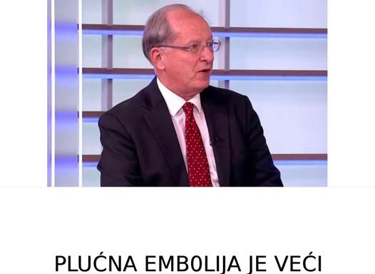 PLUĆNA EMBOLIJA JE VEĆI UZROK SMRTI OD INFARKTA! Dr Seferović otkriva: “Glavni simptom se vidi na nozi”