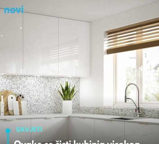 Ovako se čisti kuhinja visokog sjaja da bude bez masnih mrlja i tragova korištenja