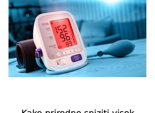 Kako prirodno sniziti visok krvni pritisak: 15 navika koje štite srce