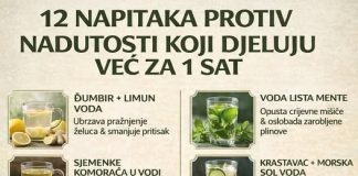 12 napitaka PROTIV NADUTOSTI koji djeluju za SAMO 1 SAT