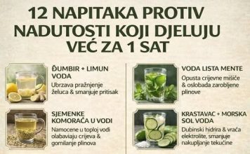 12 napitaka PROTIV NADUTOSTI koji djeluju za SAMO 1 SAT