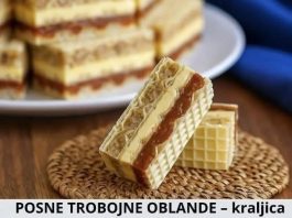 POSNE TROBOJNE OBLANDE KOJE OSVAJAJU SVE! Tri boje, tri ukusa, jedno savršenstvo – kraljica svake slave