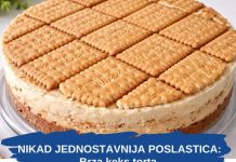 NIKAD JEDNOSTAVNIJA POSLASTICA: Brza keks torta