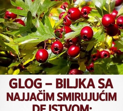 GLOG – BILJKA SA NAJJAČIM SMIRUJUĆIM DEJSTVOM: Uspješno izbacuje i višak vode iz cjelokupnog organizma…
