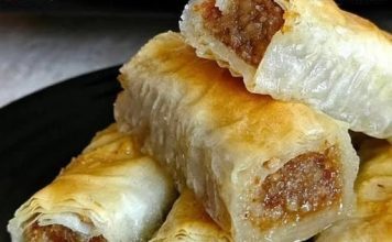 BAKLAVA SA MLJEVENIM KEKSOM I ORASIMA