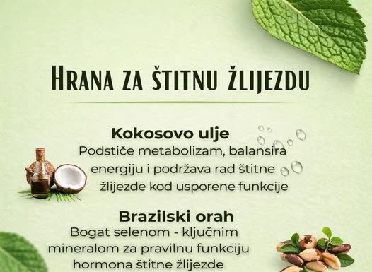 NAJBOLJA HRANA ZA ŠTITNU ŽLIJEZDU
