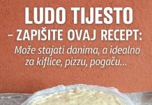 LUDO TIJESTO – ZAPIŠITE OVAJ RECEPT: Može stajati danima, a idealno za kiflice, pizzu, pogaču…