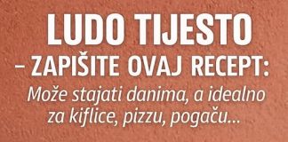 LUDO TIJESTO – ZAPIŠITE OVAJ RECEPT: Može stajati danima, a idealno za kiflice, pizzu, pogaču…