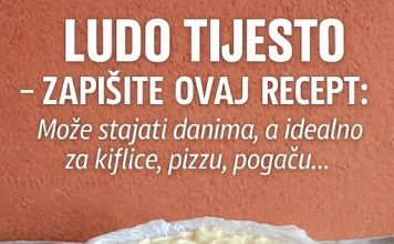 LUDO TIJESTO – ZAPIŠITE OVAJ RECEPT: Može stajati danima, a idealno za kiflice, pizzu, pogaču…