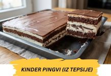 DOMAĆI KINDER PINGUI IZ TEPSIJE