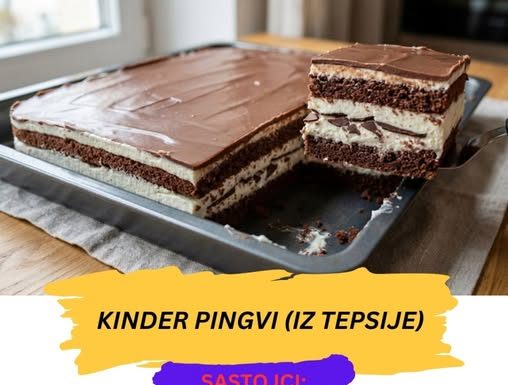 DOMAĆI KINDER PINGUI IZ TEPSIJE