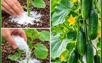 Ovo je tajna neprekidne berbe krastavaca – Samo pospite ovo po njima i braćete ih sve do jeseni