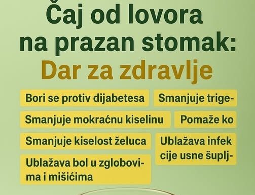 ČAJ OD LOVORA NA PRAZAN STOMAK: Jednostavan jutarnji ritual za PRIRODNO zdravlje