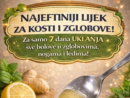 Najjeftiniji lijek za kosti: Prirodna rješenja protiv bolova
