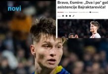 Esmir Bajraktarević zapalio Evropu: Nastup koji se ne viđa svaki dan