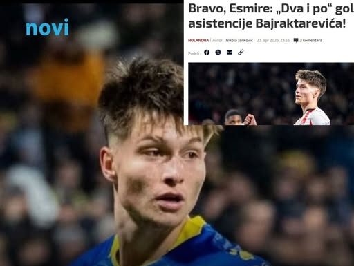 Esmir Bajraktarević zapalio Evropu: Nastup koji se ne viđa svaki dan