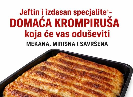 DOMAĆA KROMPIRUŠA IZ RERNE