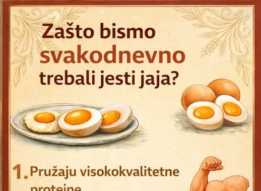 ZAŠTO BISMO SVAKODNEVNO TREBALI JESTI JAJA