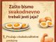 ZAŠTO BISMO SVAKODNEVNO TREBALI JESTI JAJA