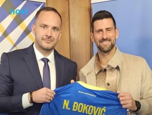 Vico poklonio Đokoviću dres BiH: Evo šta je napisao