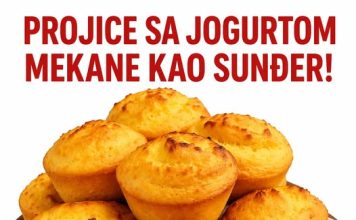 PROJICE SA JOGURTOM mekane kao sunđer!