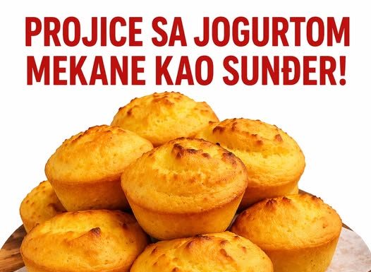 PROJICE SA JOGURTOM mekane kao sunđer!