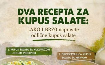 Dva recepta za kupus salate – lako i brzo do odličnog ukusa