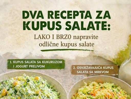 Dva recepta za kupus salate – lako i brzo do odličnog ukusa