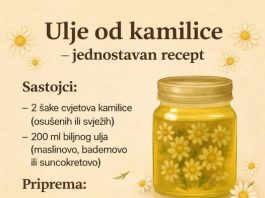 ULJE OD KAMILICE – Otkrijte moć ove predivne biljke za vaše zdravlje i BLAGOSTANJE