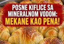 POSNE KIFLICE sa mineralnom vodom: Mekane kao pjena!
