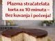 Plazma straćatela torta za 10 minuta – bez kuvanja i pečenja!