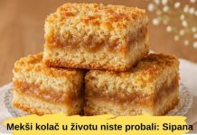 MEKŠI KOLAČ OD OVOG U ŽIVOTU NISTE PROBALI: Sipana pita sa jabukama bez mućenja testa