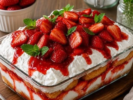 DESERT IZ SNOVA: Tiramisu od jagoda bez pečenja za 10 minuta