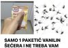 SAMO 1 PAKETIĆ VANILIN ŠEĆERA I NE TREBA VAM REPELENT: Savršen trik za omražene komarce, djeluje bolje od kemije!