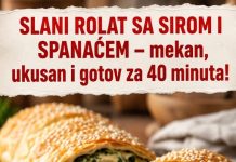 SLANI ROLAT SA SIROM I SPANAĆEM – mekan, ukusan i gotov za 40 minuta!