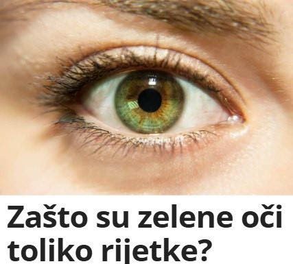 Zašto su zelene oči toliko rijetke? Evo objašnjenja stručnjaka