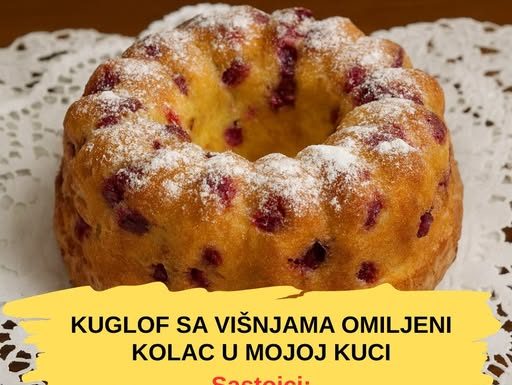 KUGLOF SA VIŠNJAMA.. OMILJENI KOLAČ U MOJOJ KUĆI