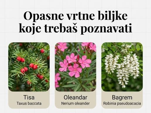 OPASNE VRTNE BILJKE KOJE TREBAŠ POZNAVATI