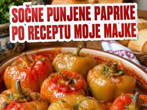 SOČNE PUNJENE PAPRIKE po receptu moje majke…