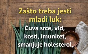ZAŠTO TREBA JESTI MLADI LUK