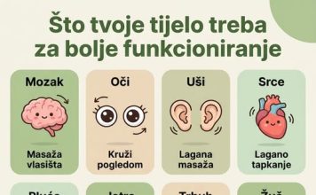 ŠTO TVOJE TIJELO TREBA ZA BOLJE FUNKCIONIRANJE