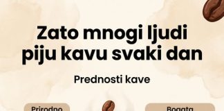 ZATO MNOGI LJUDI PIJU KAVU SVAKI DAN